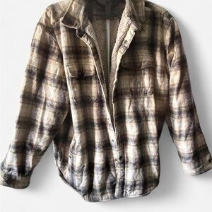 Falls Creek White Sherpa-Lined Jacket